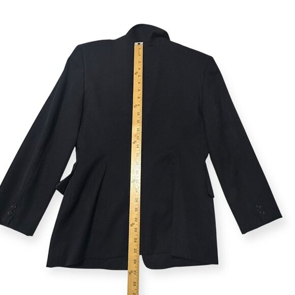 Vintage 90s Atsuro Tayama Blue Wool blazer Jacket, Size M - Picture 13 of 15